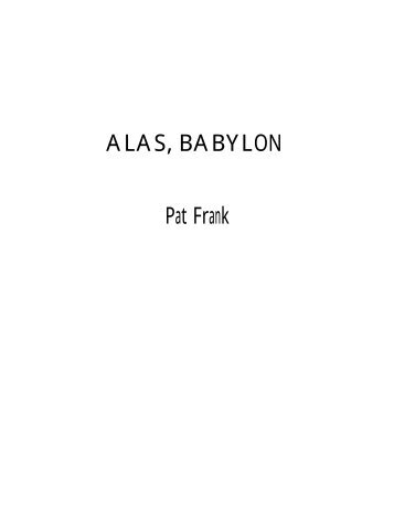 alas babylon ebook download free Download ebook free babylon alas